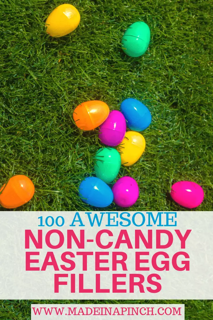 Grab these non-candy Easter egg filler ideas! Kids will love them and you