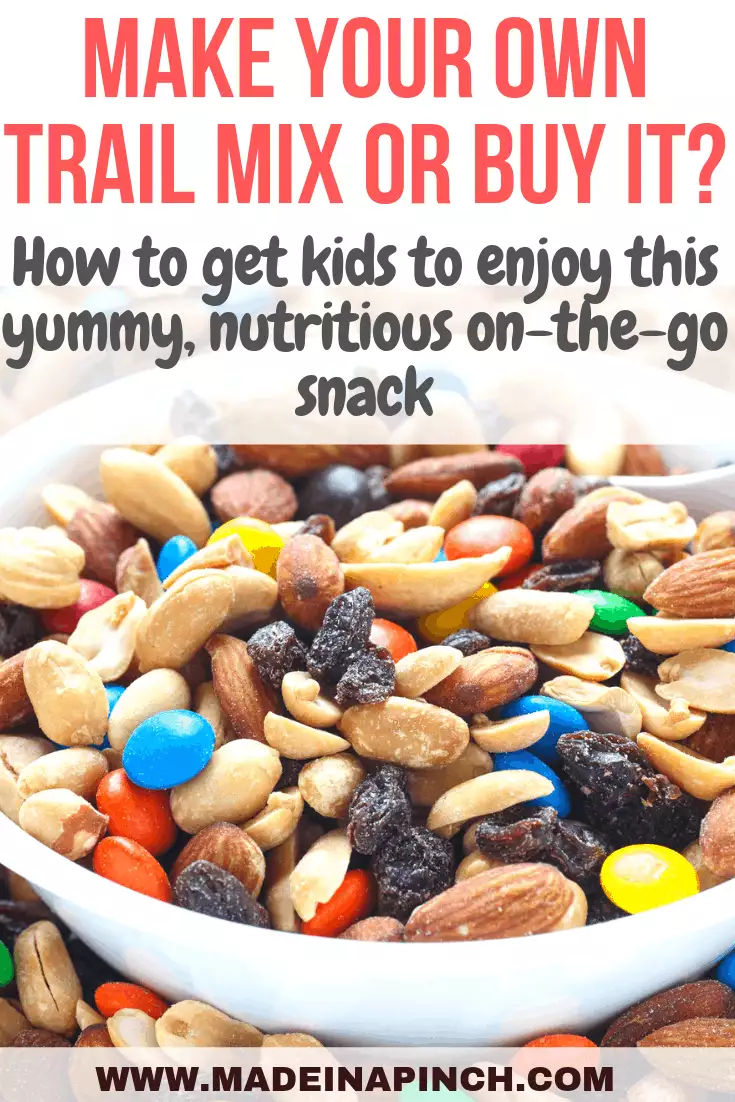Make your own trail mix for a quick and healthy on-the-go snack!