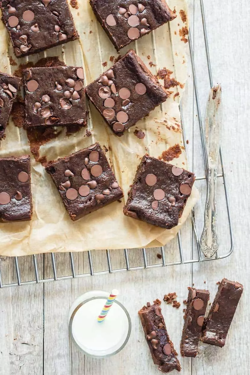 these double chocolate black bean brownies are just one of 100+ pantry recipes your family will love