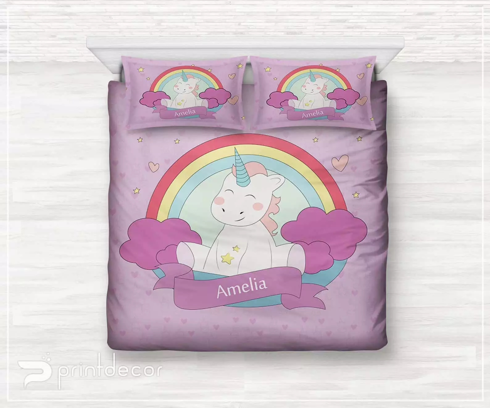 Unicorn gifts for kids - bedding