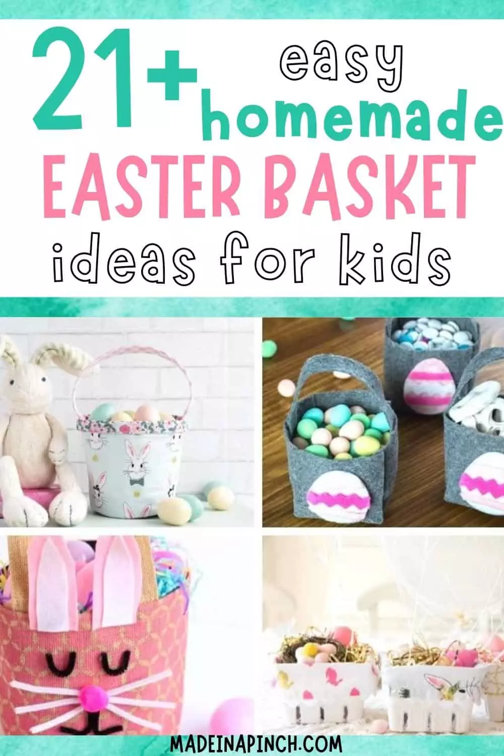 Making homemade Easter baskets isn