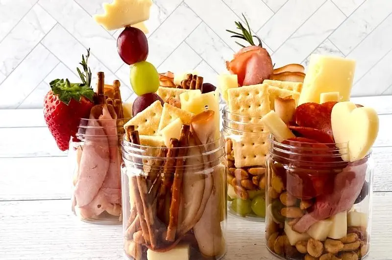 savory jarcuterie jars