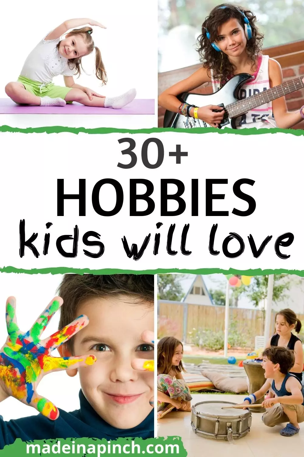 hobbies for kids pin image