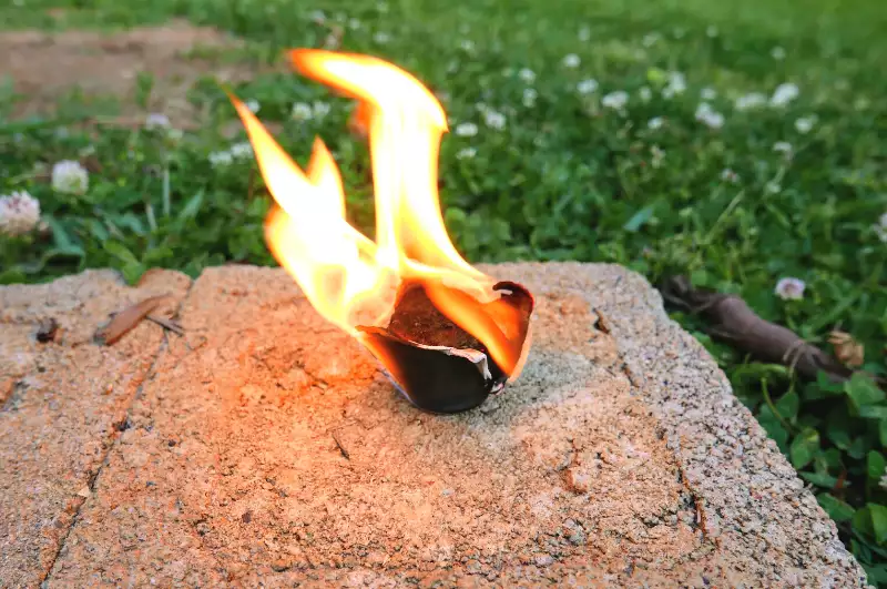 lit fire starter