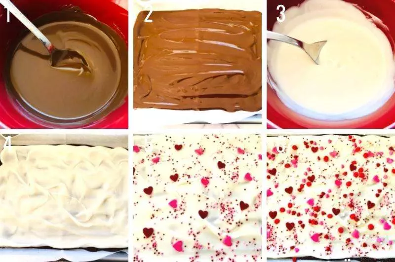 recipe process collage