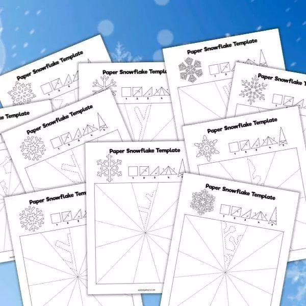 paper snowflake templates