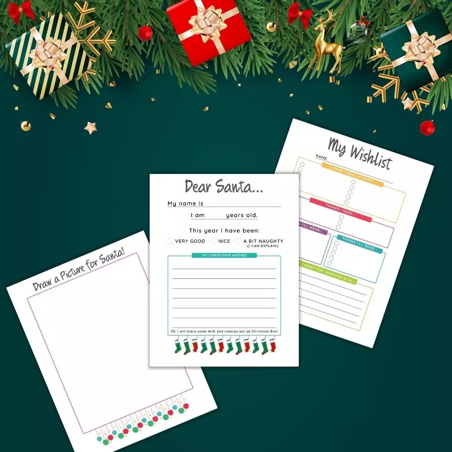 letter to santa printable template