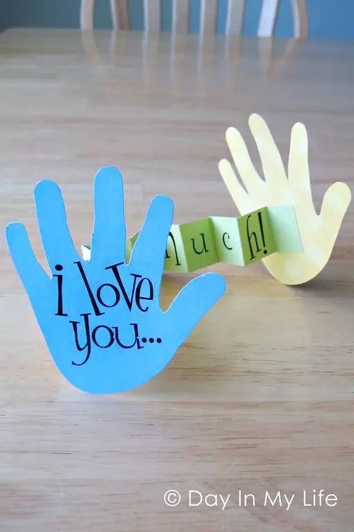 I love you this much fathers day craft