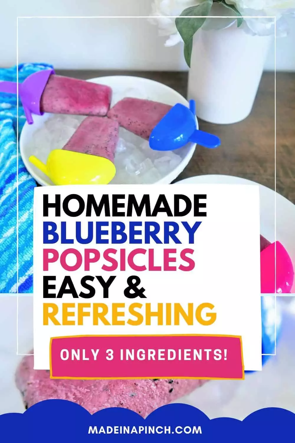 blueberries and cream popsicles