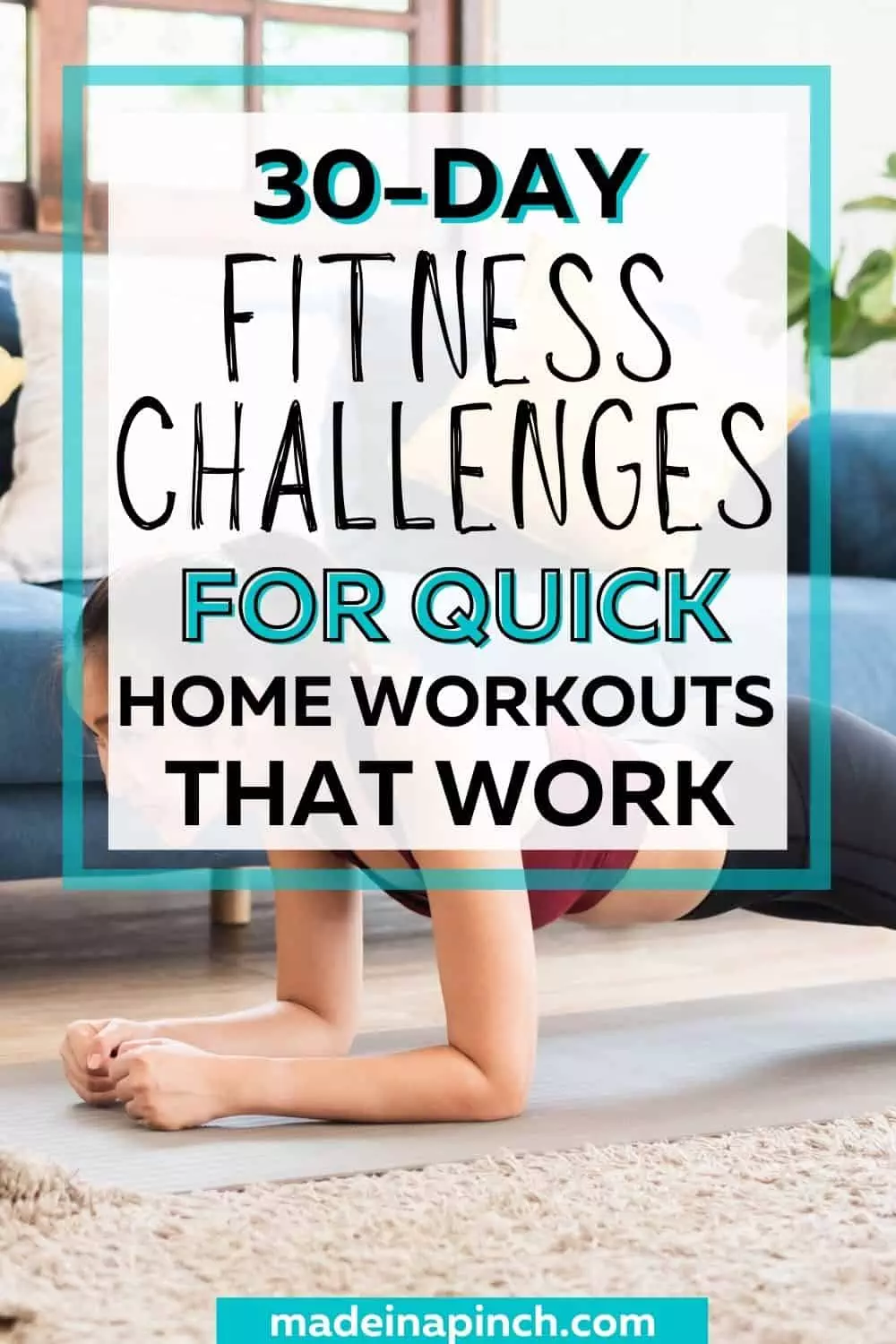 30day fitness challenge ideas pin image