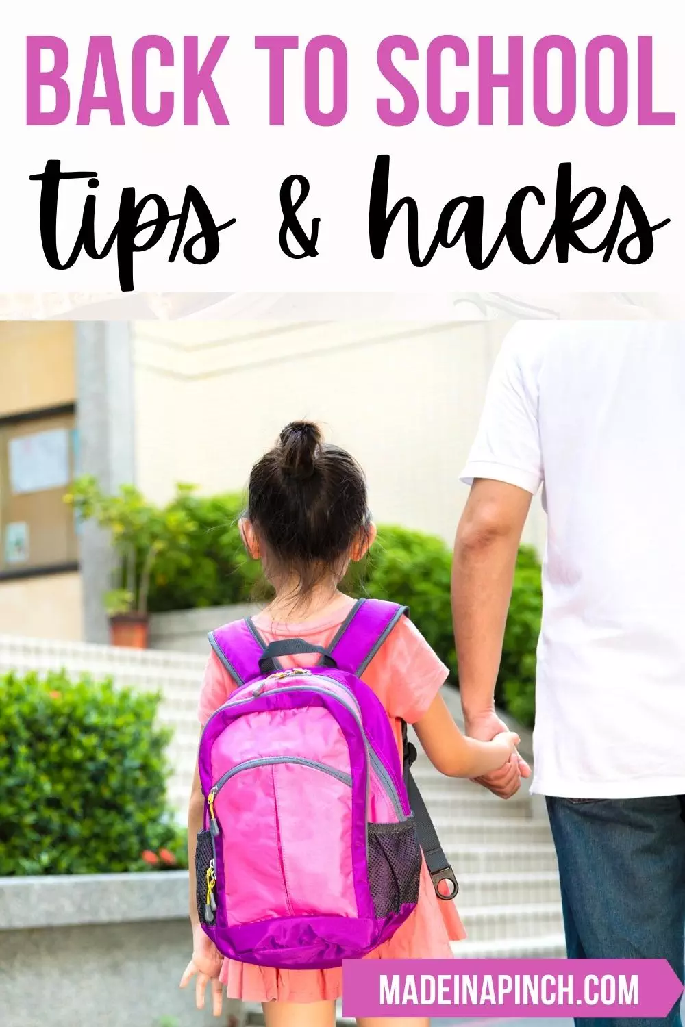back-to-school preparation tips pin image