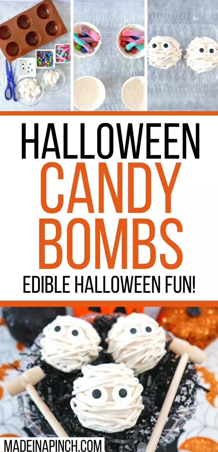 Halloween candy bombs long pin