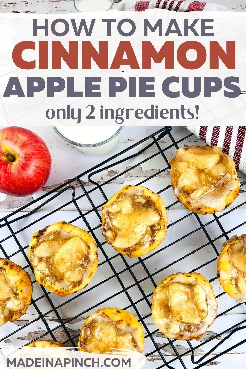 apple pie bites pin image
