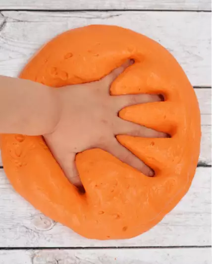 fluffy orange slime