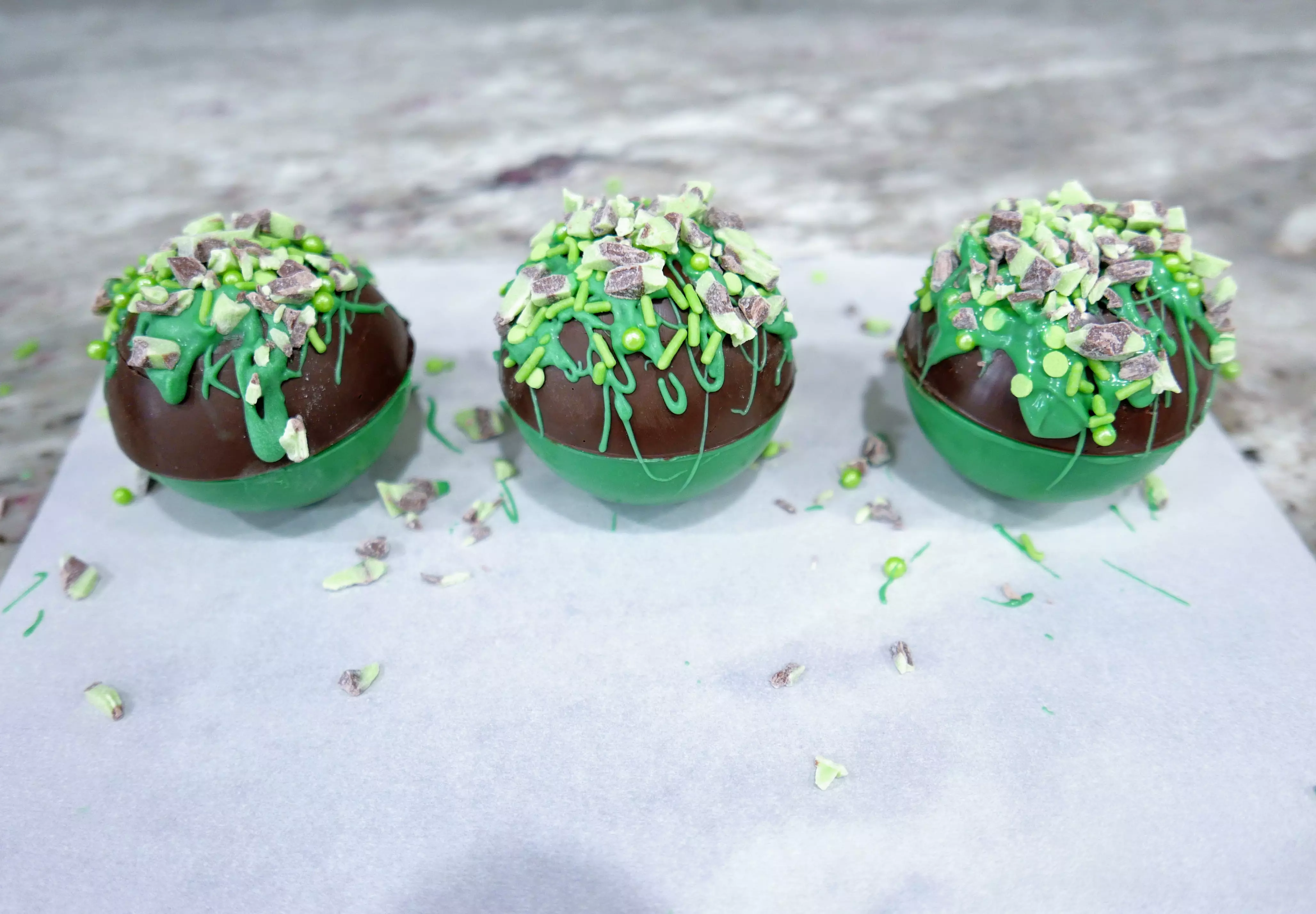 Andes mint hot chocolate bombs