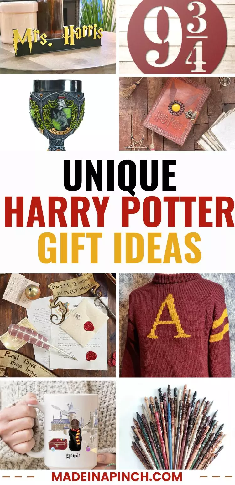 the best Harry Potter gifts guide pin image