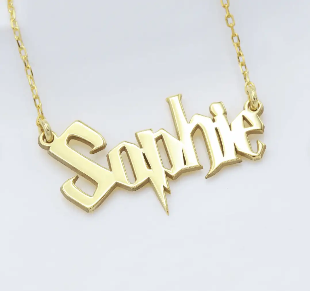 lightning bolt name Harry Potter fan gift idea