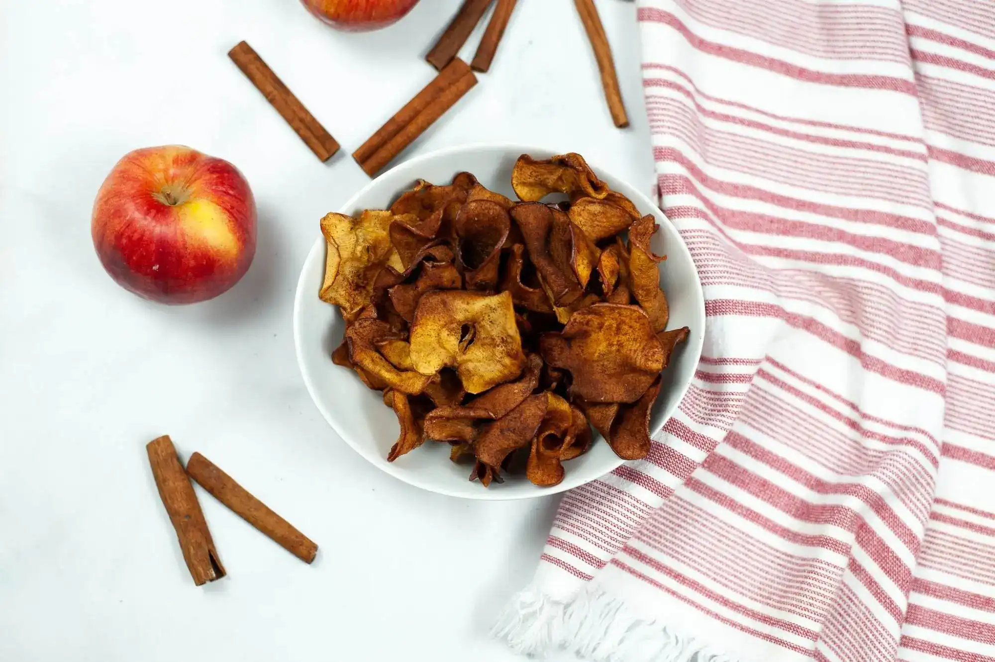 Air Fryer Apple Chips Made In A Pinch
