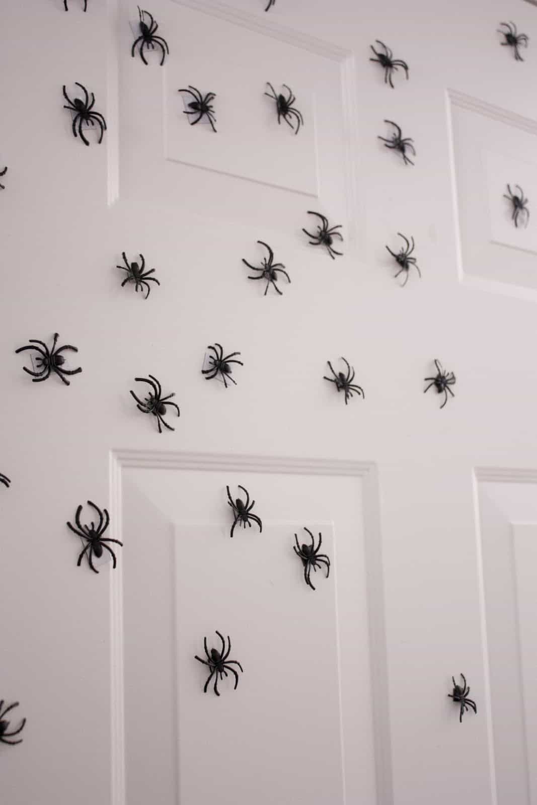 invading spiders make perfect scary Halloween decorations. For more easy scary Halloween decorations go to Made in a Pinch. Get more helpful tips and great recipes by following us on Pinterest!