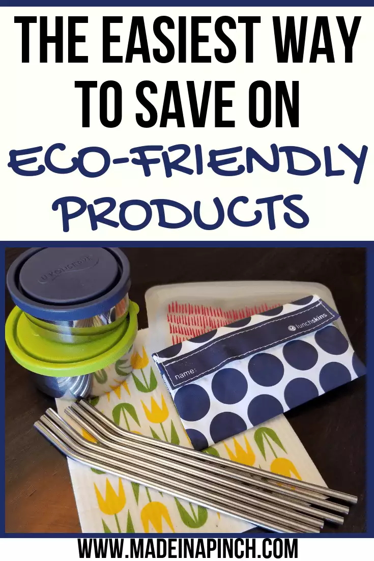 We want to help you save big on eco friendly products! Go green with our tips at Made in a Pinch. For more great tips and recipes, follow us on Pinterest!5