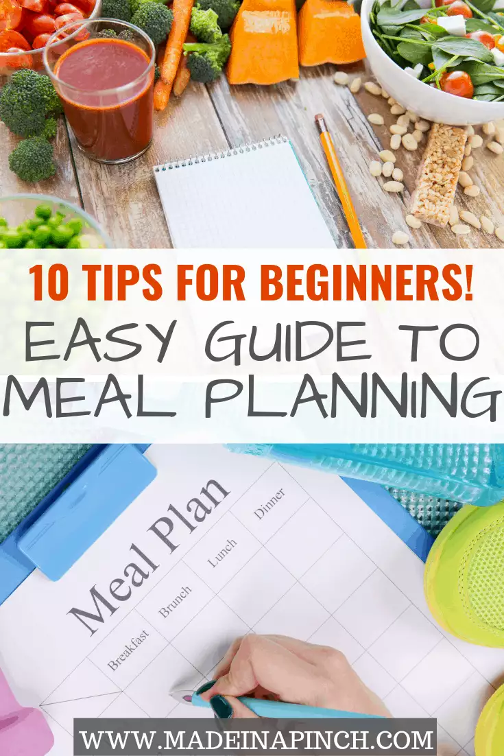 Our ultimate guide to meal planning simplifies the process so you can start saving time and money immediately. Get more helpful tips and family recipes on Made in a Pinch and follow us on Pinterest!