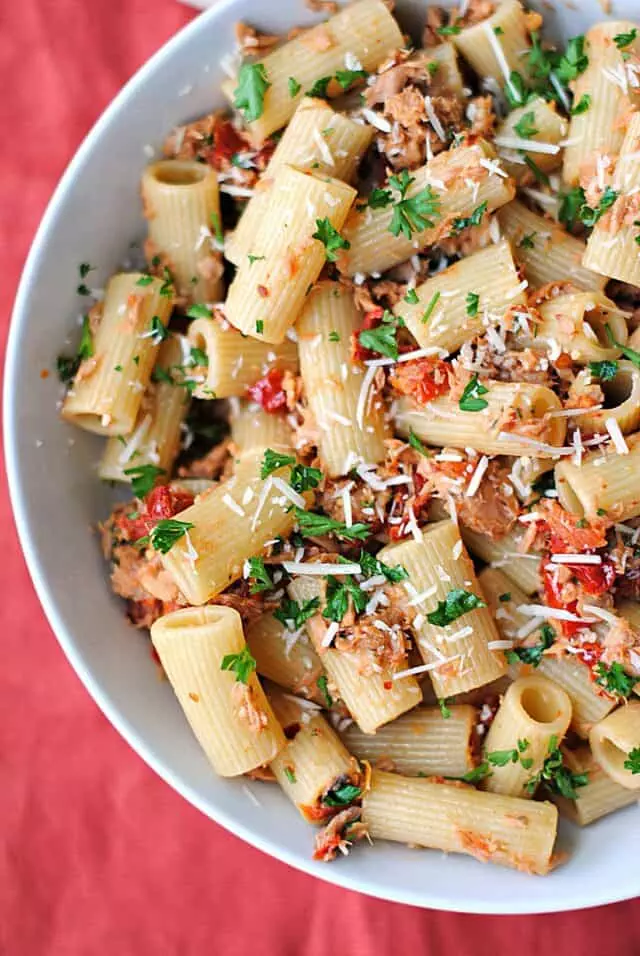 this tuna rigatoni is a delicious example of our list kitchen staples recipes