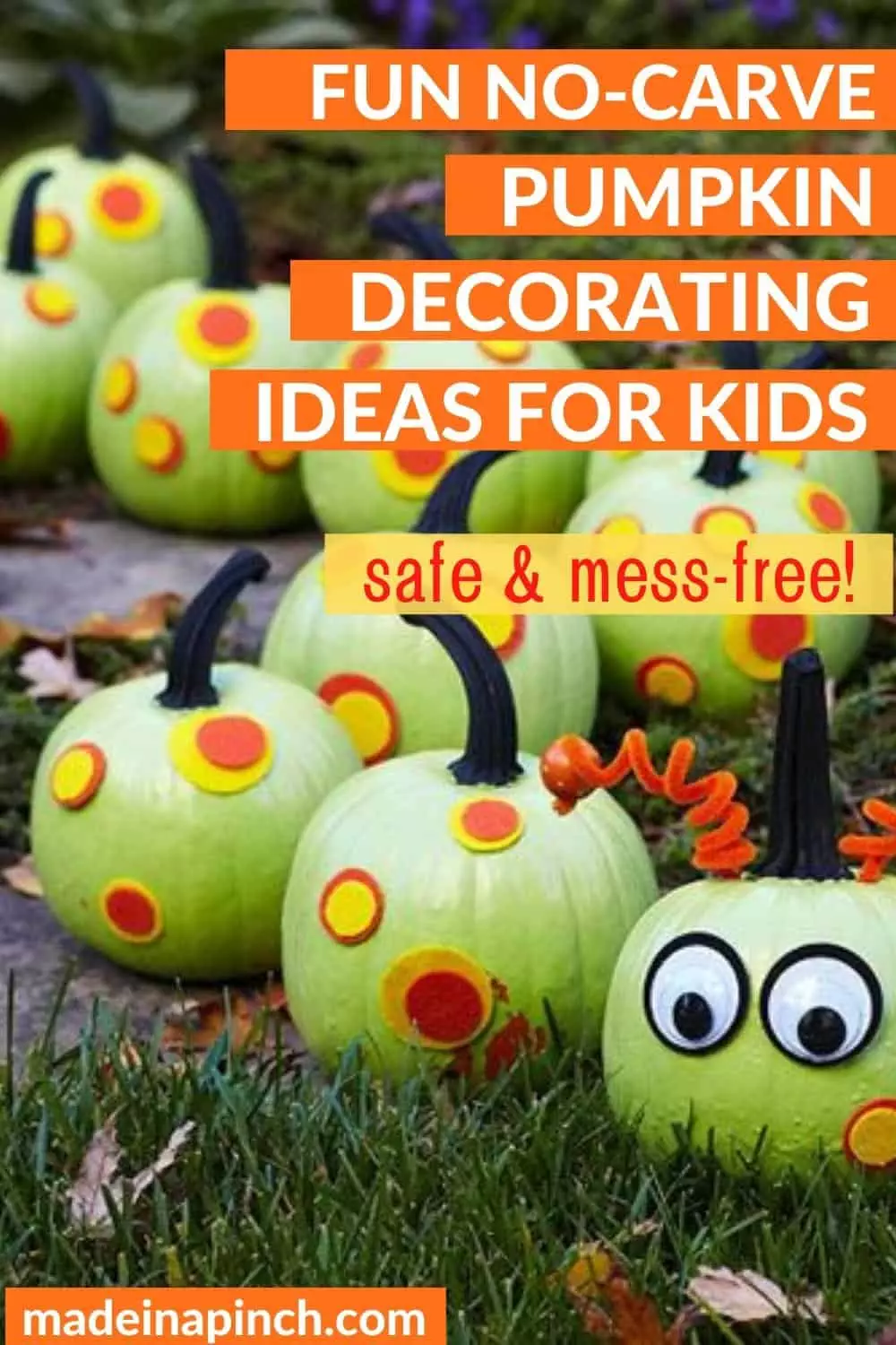 25 Creative No-Carve Pumpkin Decorating Ideas For Kids
