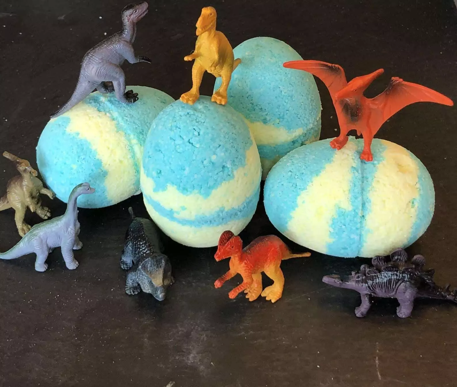 dinosaur eggs make great dinosaur toys for toddlers for bath time