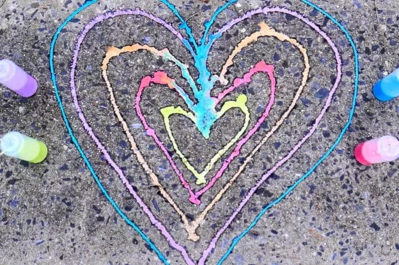 how to make sidewalk chalk paint
