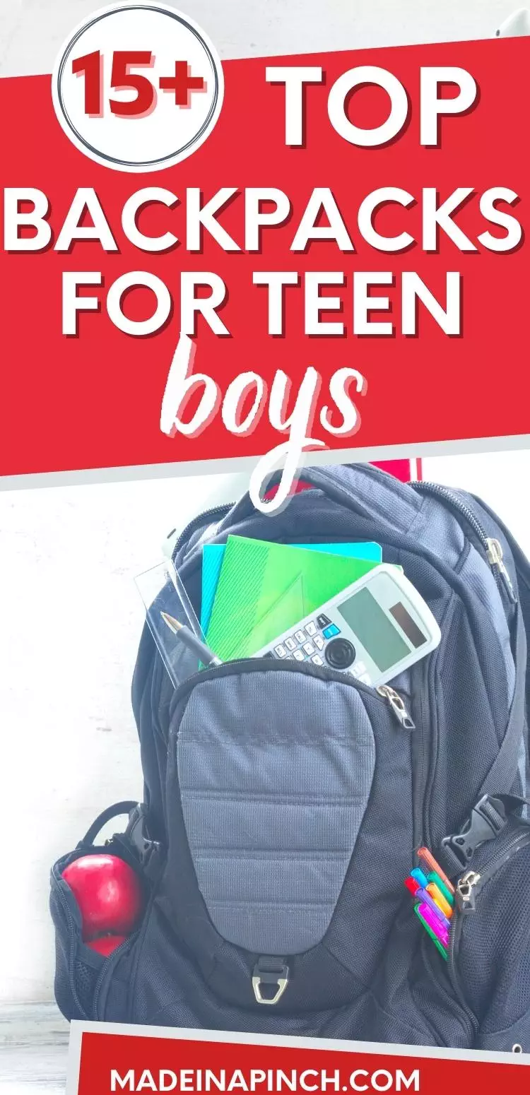 cool backpacks for teen boys long pin image