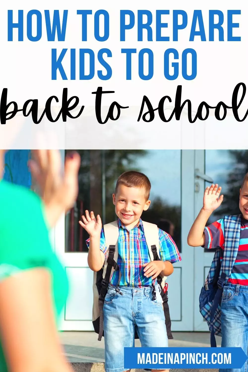 back-to-school preparation tips and tricks pin image