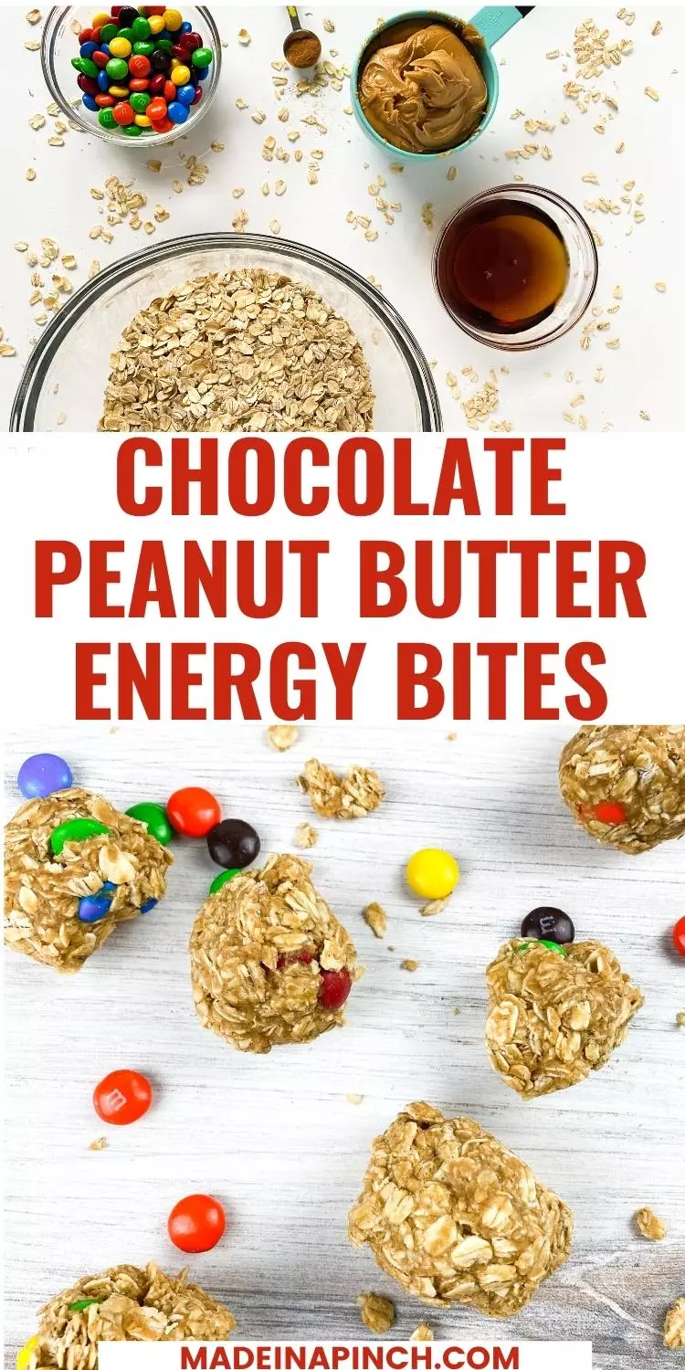 chocolate peanut butter energy bites