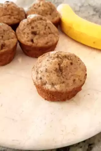 Banana Greek Yogurt Muffins are full of protein AND flavor! Grab this banana protein muffins recipe on Made in a Pinch and follow us on Pinterest for more helpful tips and delicious recipes!