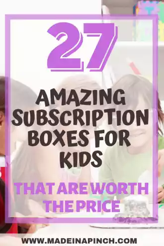 subscription boxes for kids pin image