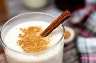 homemade eggnog from above