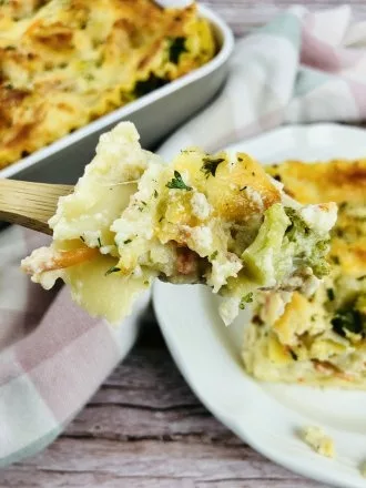 chicken broccoli lasagna