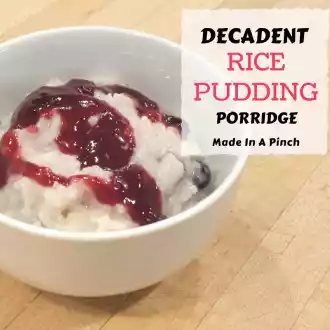 Rice Pudding Porridge