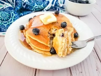 Blueberry Muffin Mix Pancakes